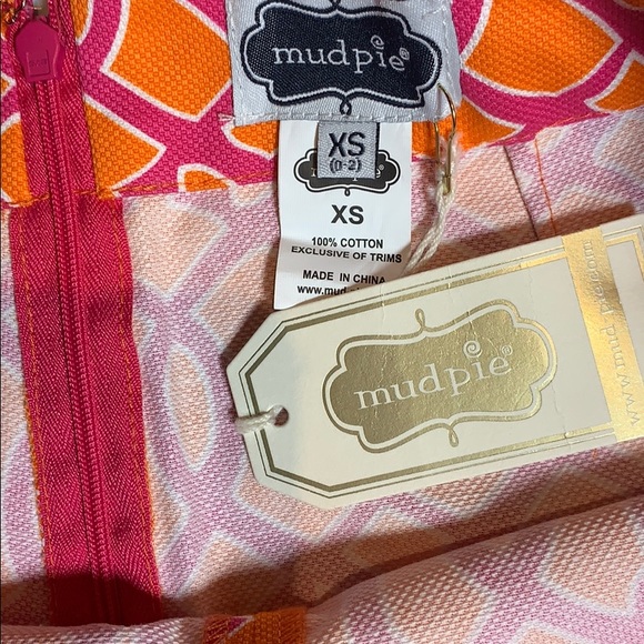 Mudpie Starfish Adorned Patterned Shorts NWT XS - Picture 4 of 4